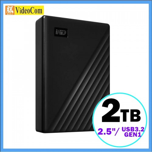 WD My Passport 2TB (黑色) WDBYVG0020BBK - 2.5" USB3.2 GEN1 可攜式外置式硬碟 803WDBYVG0020BBK-V02 WD My Passport 2TB (黑色) WDBYVG0020BBK - 2.5" USB3.2 GEN1 可攜式外置式硬碟 803WDBYVG0020BBK-V02